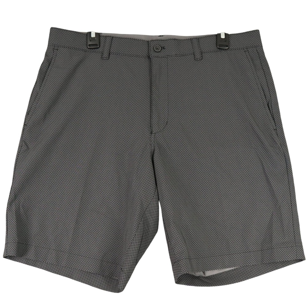 Ben Hogan Performance Golf Shorts Mens 34 Gray Stretch Flat Front Lightweight